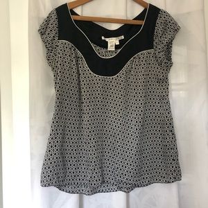 Max Studio silk top large Nordstrom